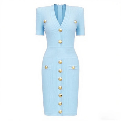 Robe Blanche Années 70 USA - Louise Vintage