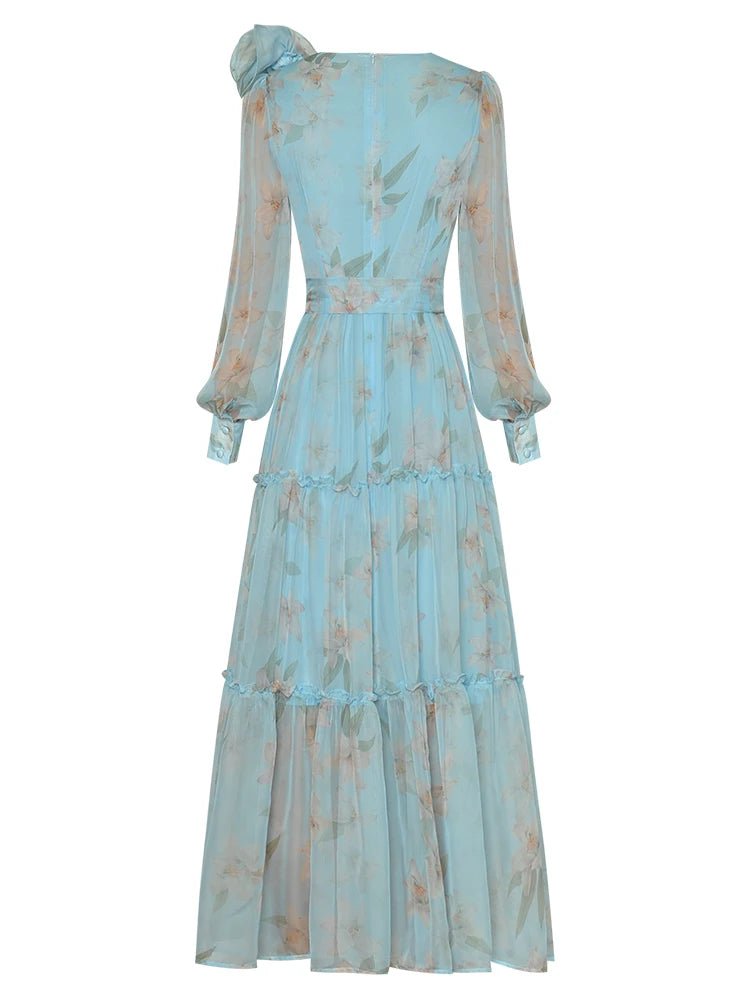 Robe Bleu Années 40 - Louise Vintage