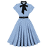 Robe Bleu Années 40 - Louise Vintage