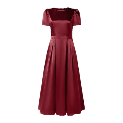 Robe Bordeaux Style Vintage 40s - Louise Vintage