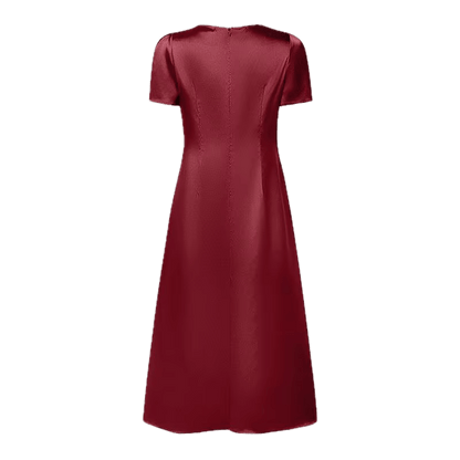 Robe Bordeaux Style Vintage 40s - Louise Vintage