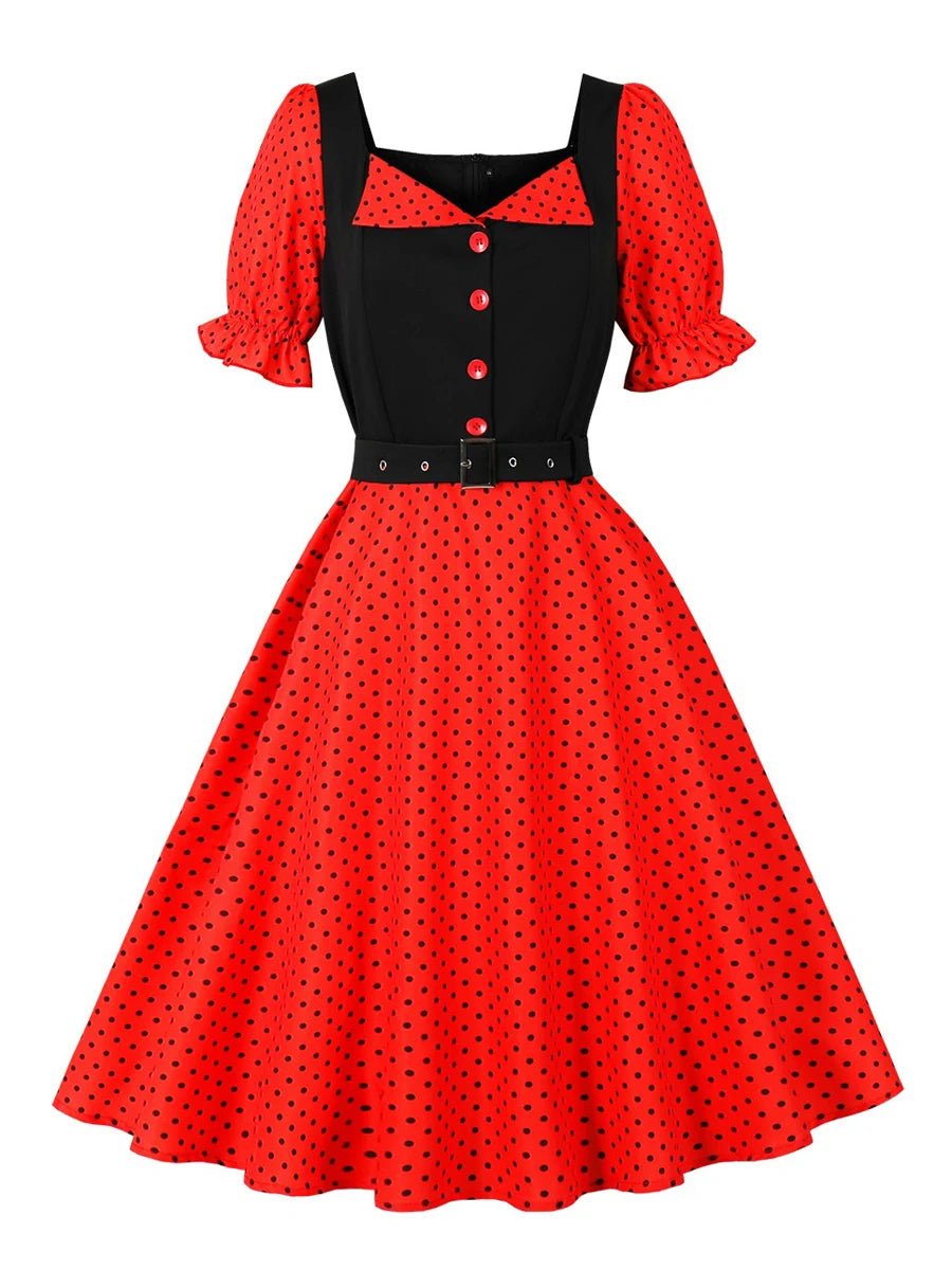 Robe Boutonnée Vintage - Louise Vintage