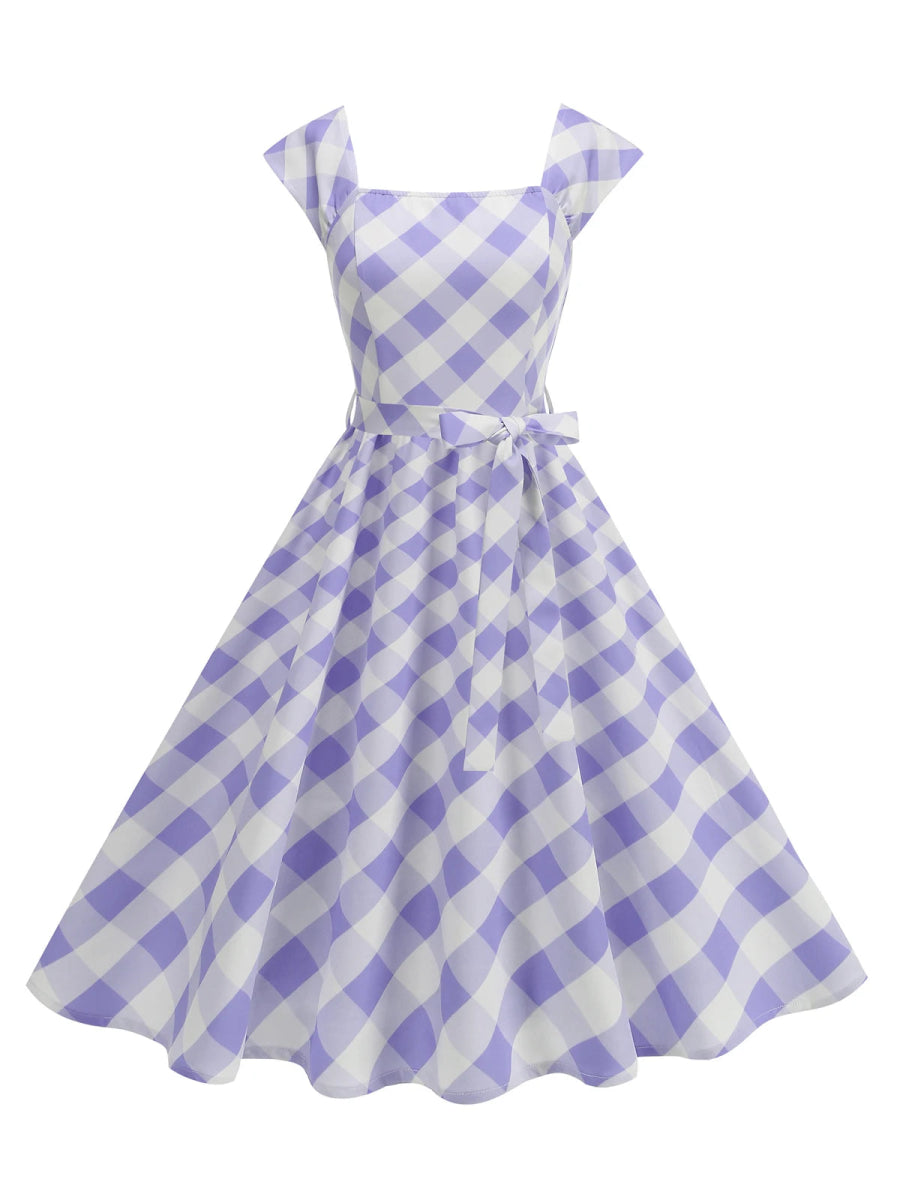 Robe Carreaux Vichy Année 60 - Louise Vintage