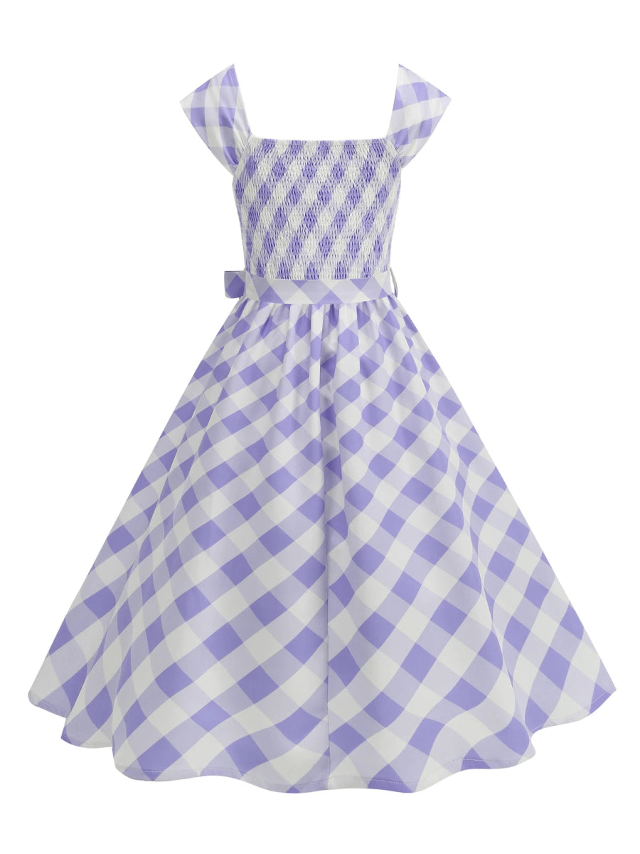 Robe Carreaux Vichy Année 60 - Louise Vintage