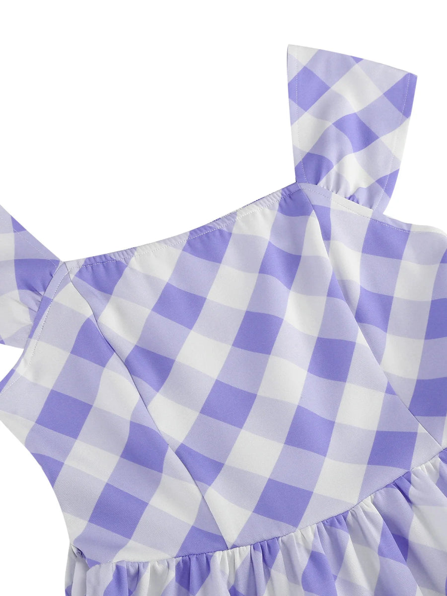 Robe Carreaux Vichy Année 60 - Louise Vintage