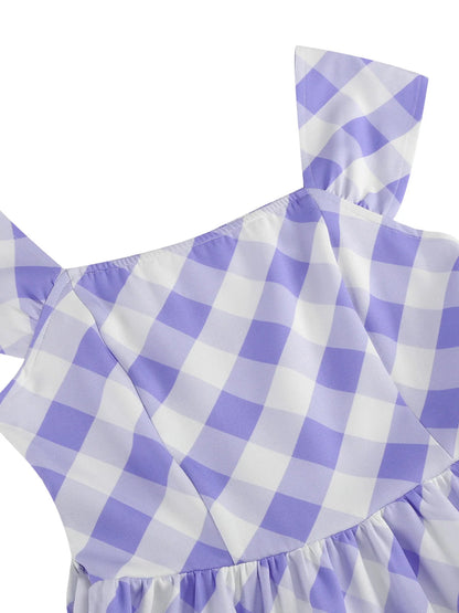 Robe Carreaux Vichy Année 60 - Louise Vintage