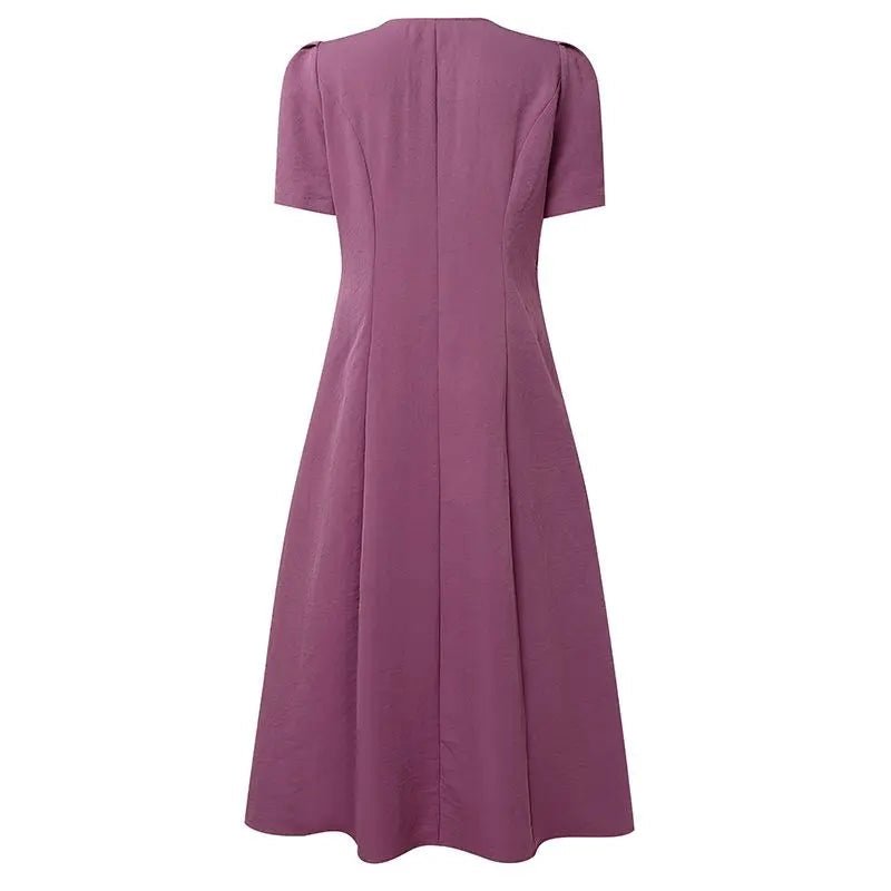 Robe Chasuble Année 70 Rose - Louise Vintage