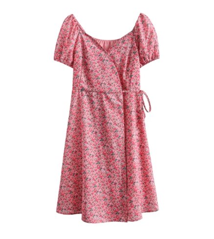 Robe Chasuble Année 70 Rose - Louise Vintage