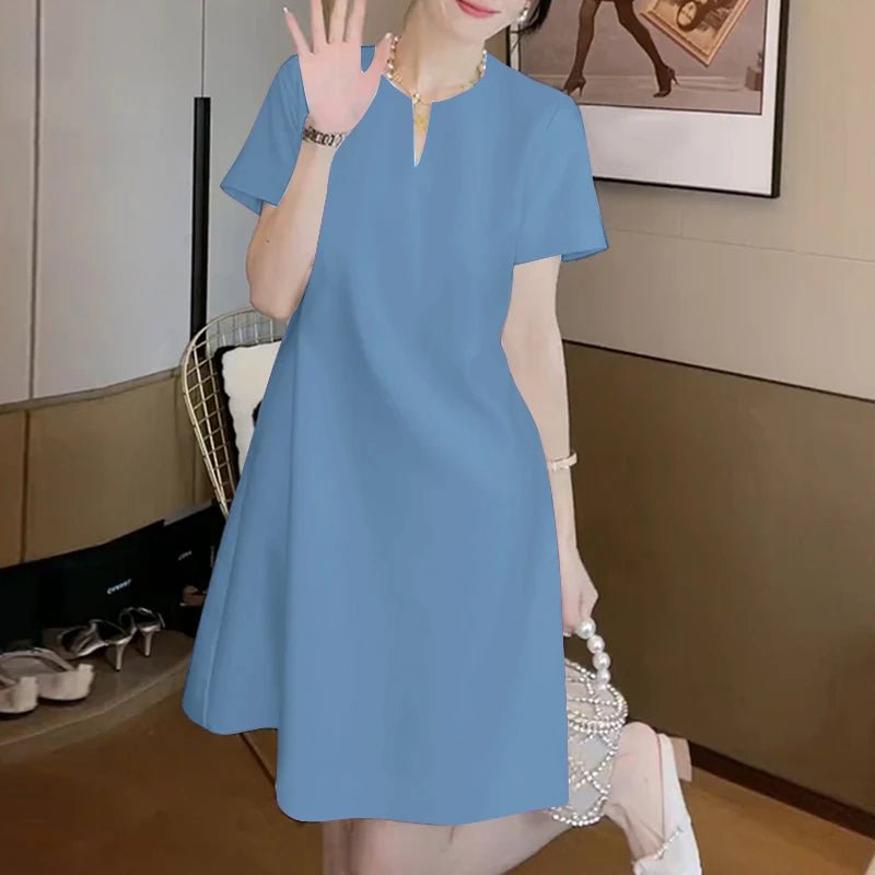 Robe Chic Jazz Année 40 Bleu - Louise Vintage