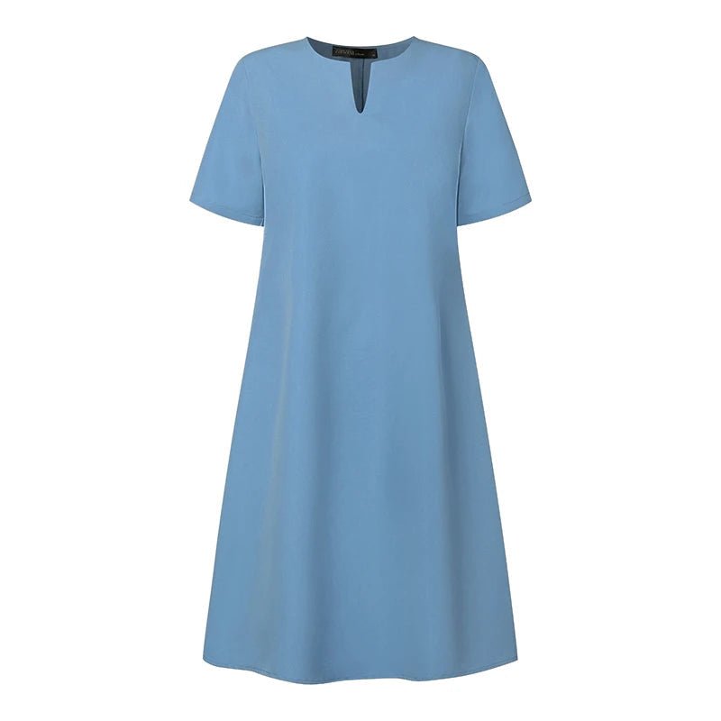 Robe Chic Jazz Année 40 Bleu - Louise Vintage