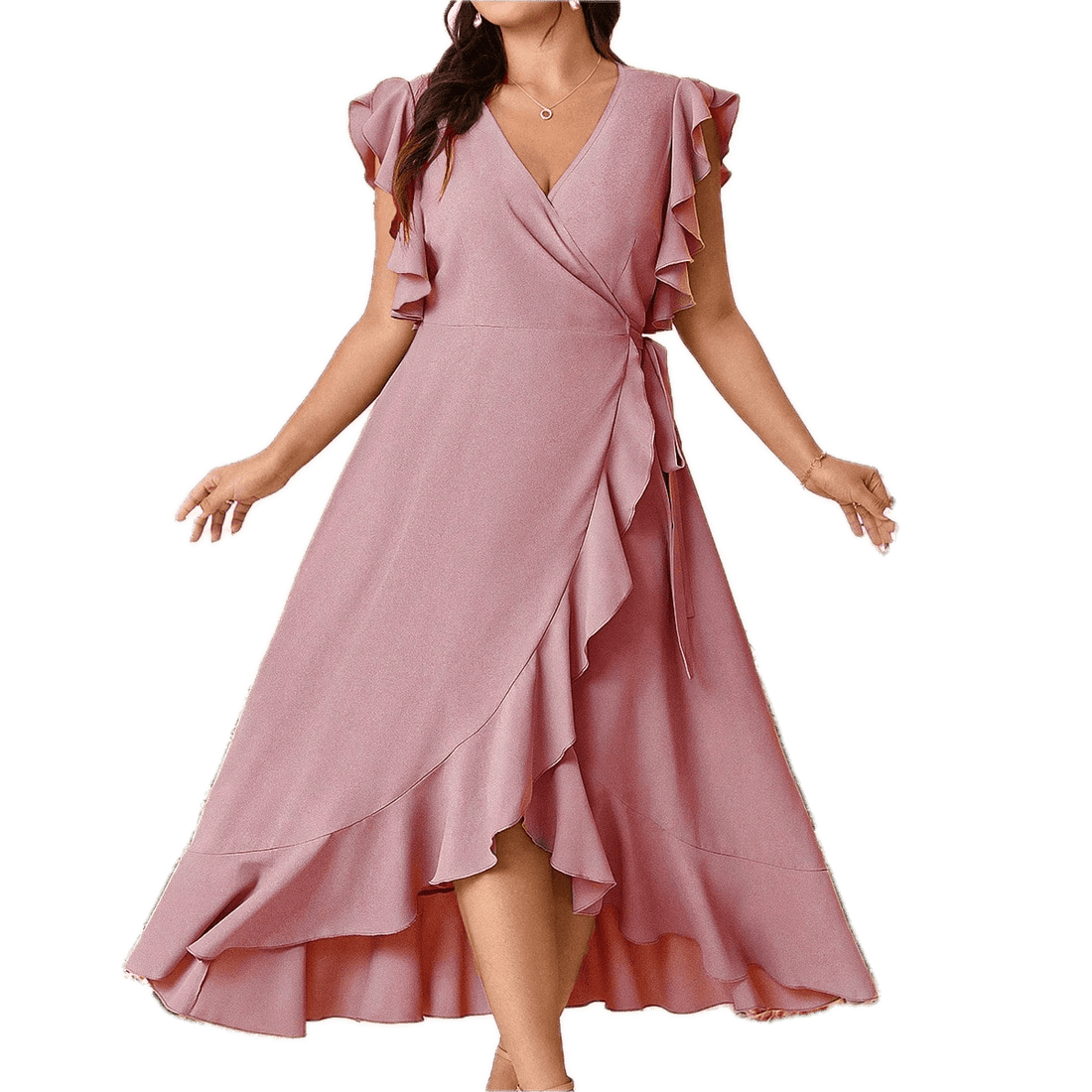 Robe Chic Jazz Année 40 Rose - Louise Vintage