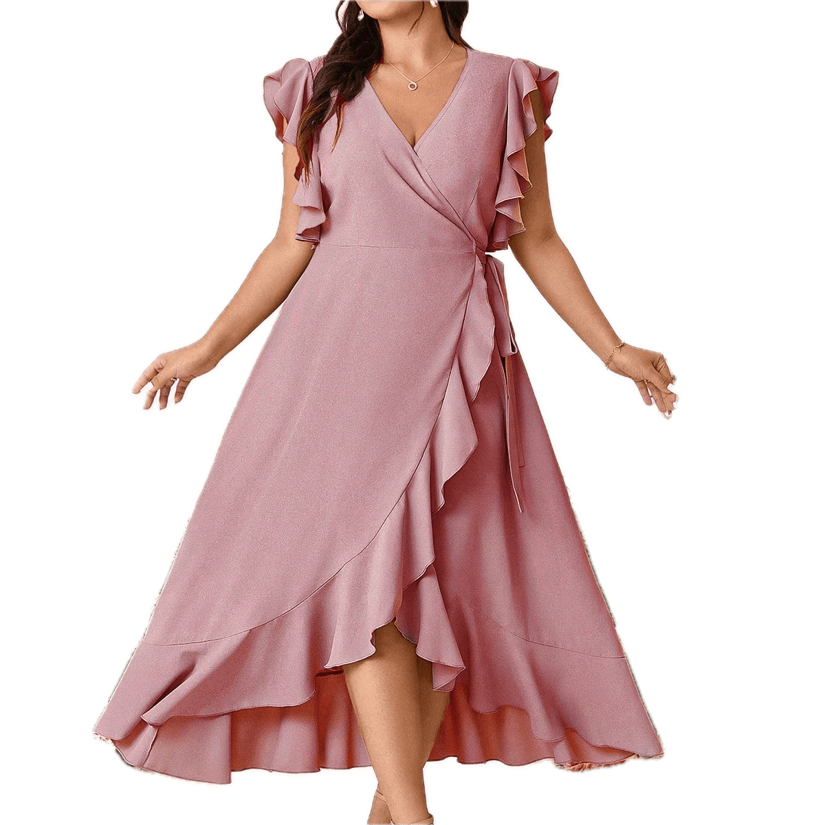 Robe Chic Jazz Année 40 Rose - Louise Vintage