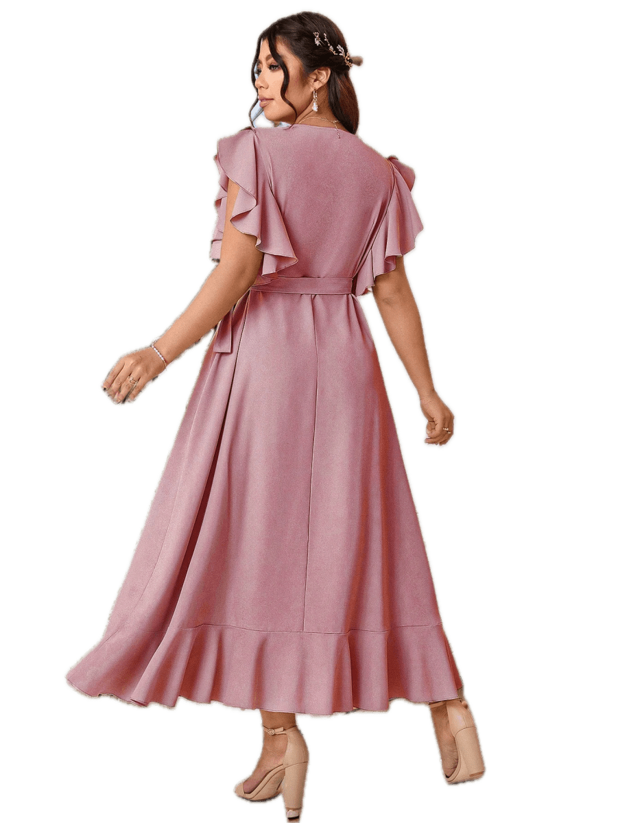 Robe Chic Jazz Année 40 Rose - Louise Vintage