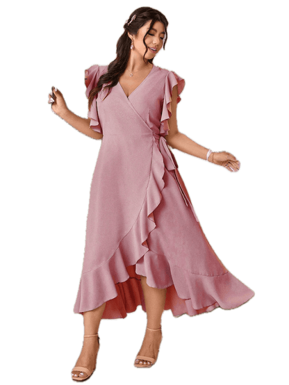 Robe Chic Jazz Année 40 Rose - Louise Vintage