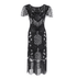 Robe Cocktail Année 20 Argent - Louise Vintage