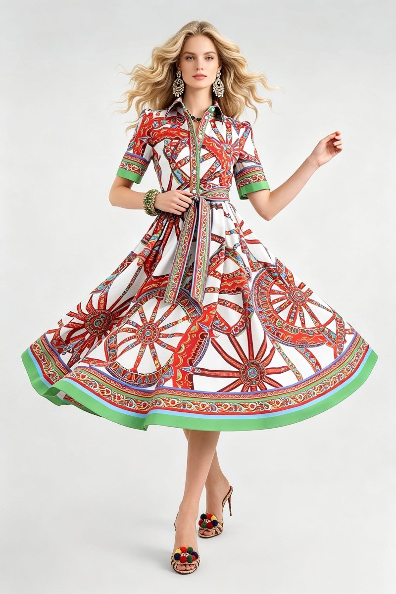 Robe Courte Année 40 - Louise Vintage
