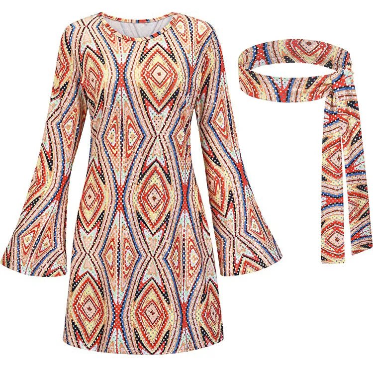 Robe Courte Année 70 Grande Taille - Louise Vintage