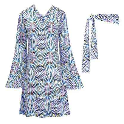 Robe Courte Année 70 Rétro - Louise Vintage