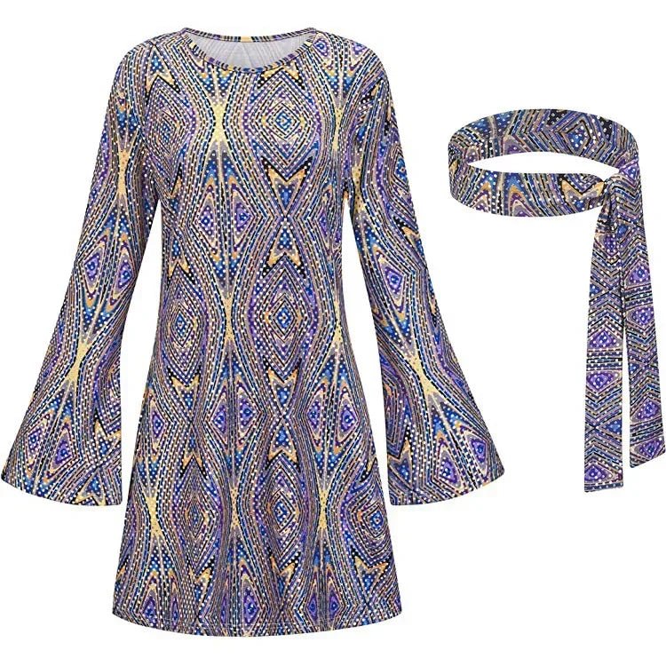Robe Courte Année 70 Soirée - Louise Vintage