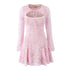 Robe Courte Vintage Fleurie Rose - Louise Vintage