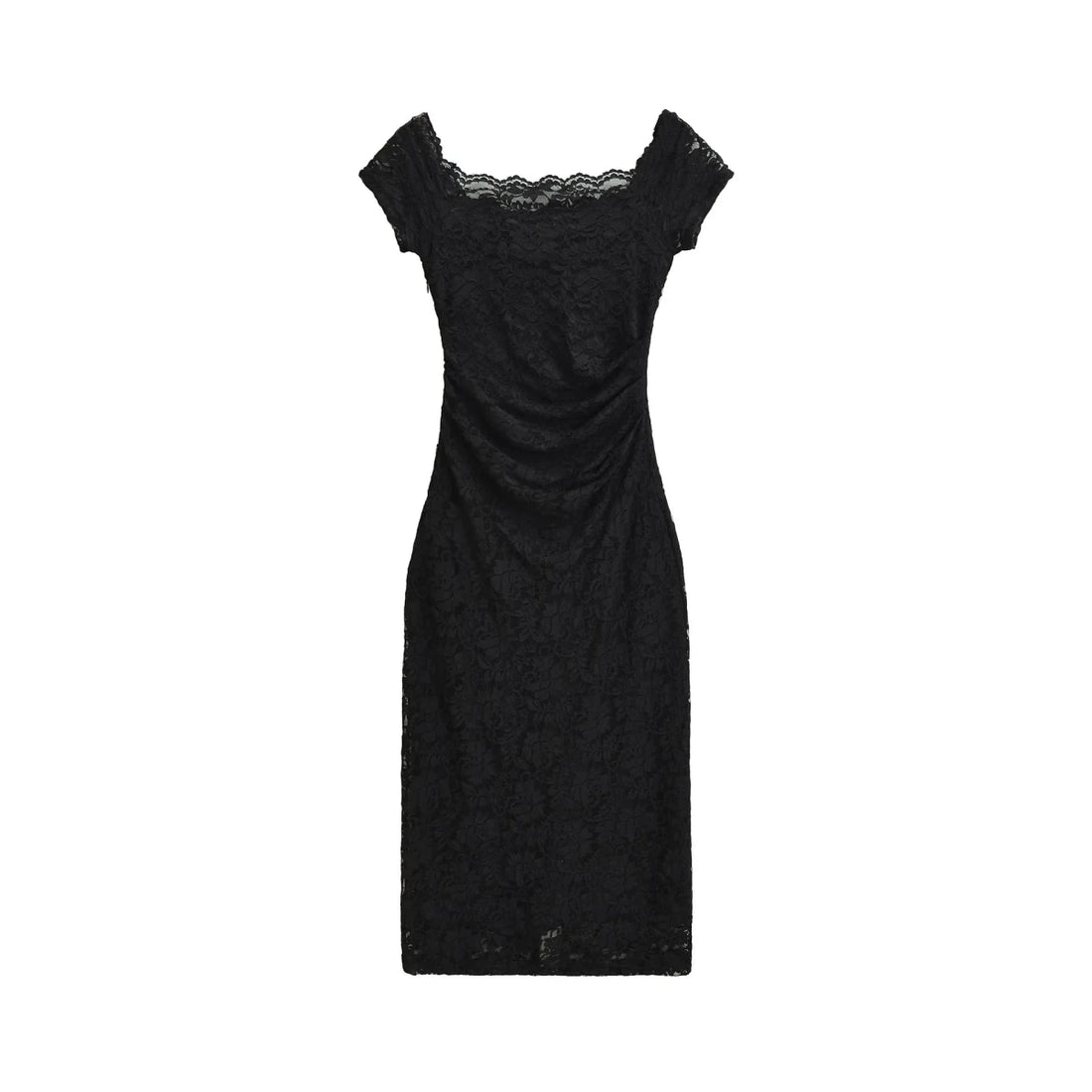 Robe Crayon Dentelle Vintage Noire - Louise Vintage