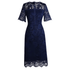 Robe Crayon Vintage Année 50 Marine - Louise Vintage