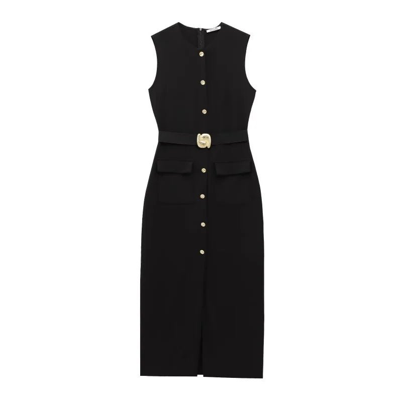 Robe Crayon Vintage Année 50 Noir - Louise Vintage