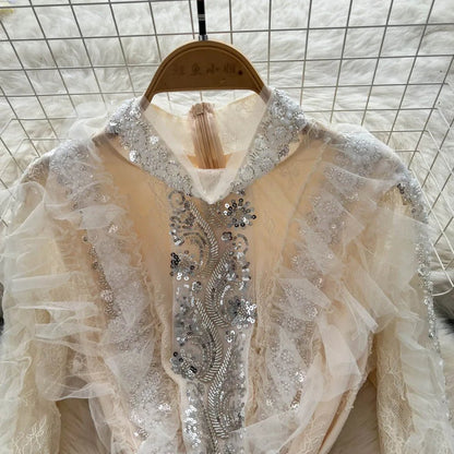 Robe Crinoline Années 40 - Louise Vintage