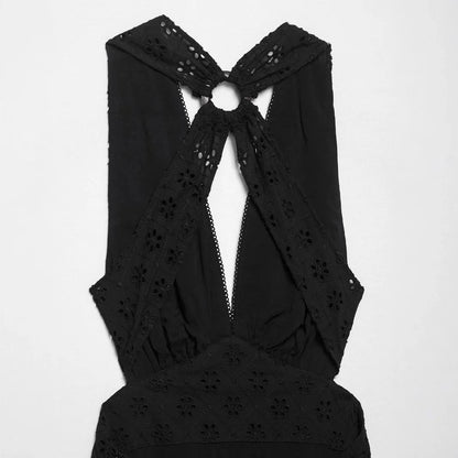 Robe De Bal Noire Vintage - Louise Vintage