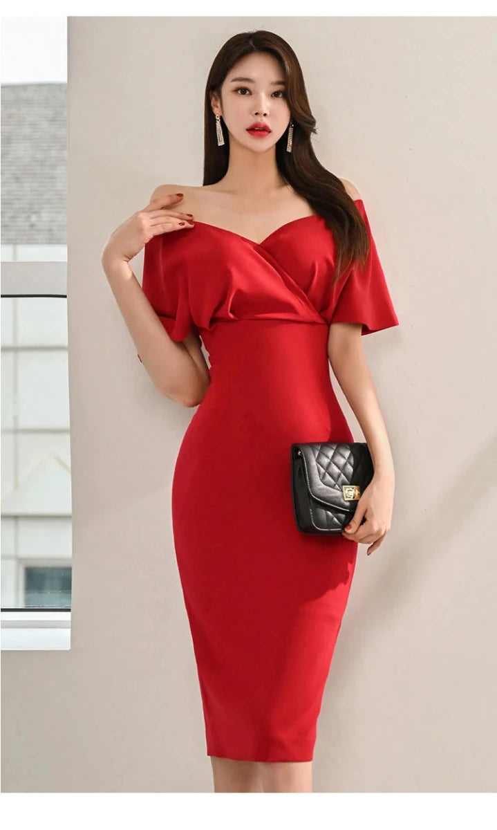 Robe De Bal Rouge Vintage - Louise Vintage