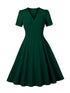 Robe de Cérémonie Année 50 Verte - Louise Vintage