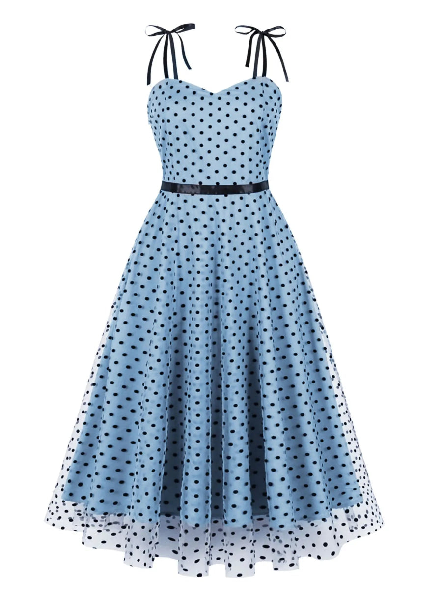 Robe de Soirée Année 50 Marine - Louise Vintage