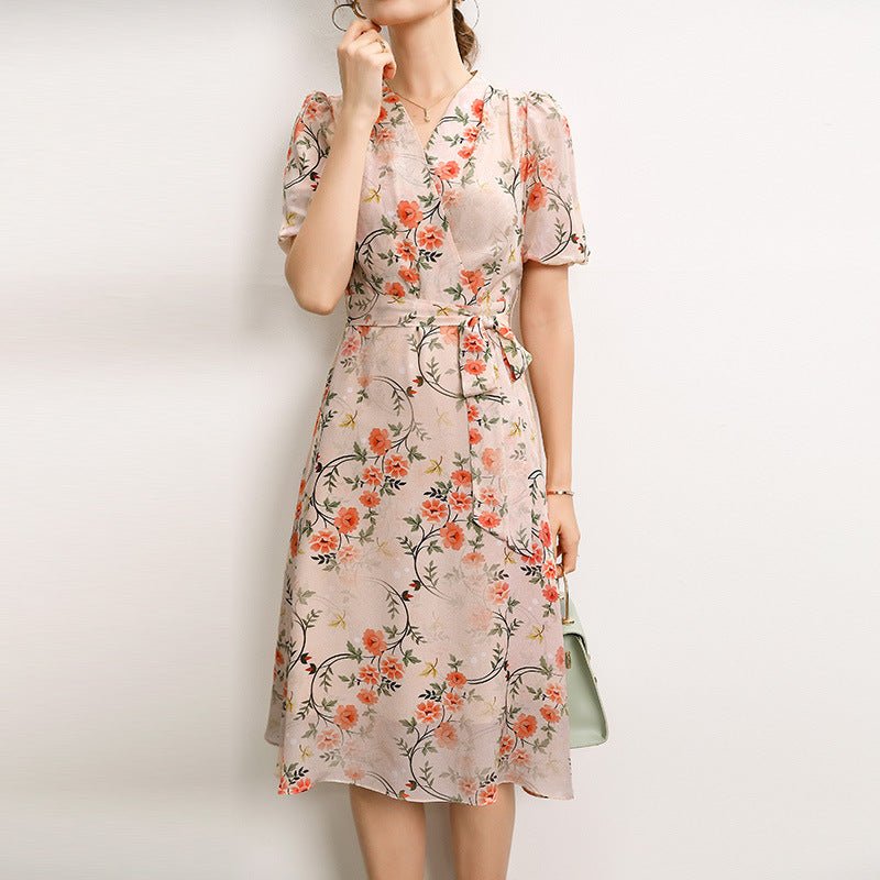 Robe de Soirée Année 70 Patchwork - Louise Vintage