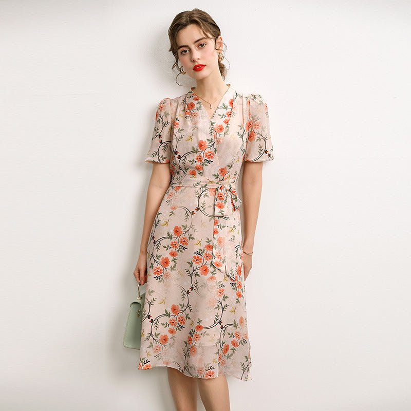 Robe de Soirée Année 70 Patchwork - Louise Vintage