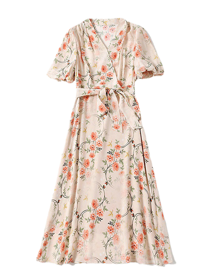 Robe de Soirée Année 70 Patchwork - Louise Vintage