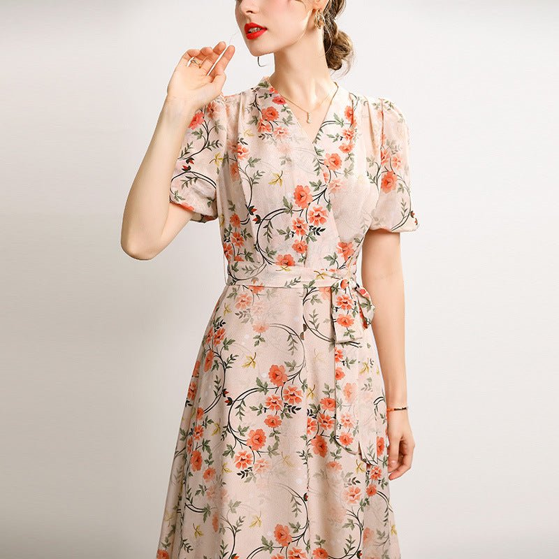 Robe de Soirée Année 70 Patchwork - Louise Vintage