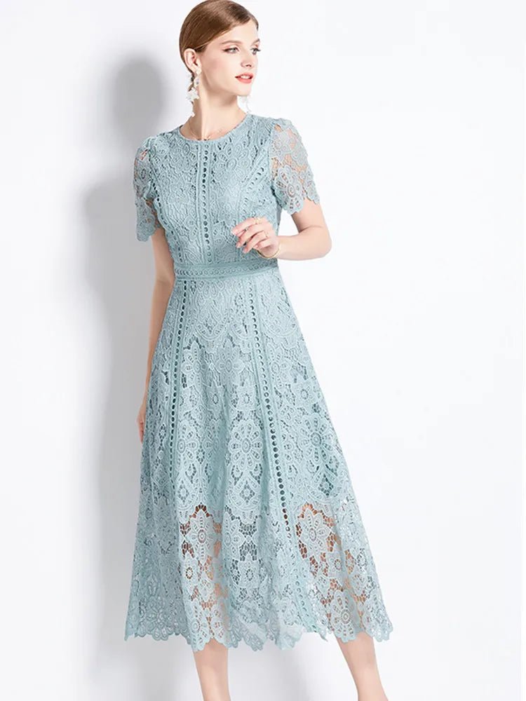 Robe de Soirée Vintage Bleu - Louise Vintage