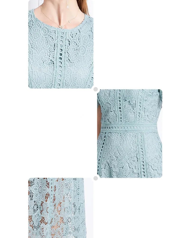 Robe de Soirée Vintage Bleu - Louise Vintage