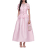 Robe Dentelle Rose Vintage - Louise Vintage
