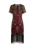 Robe des Années 20 Rouge - Louise Vintage