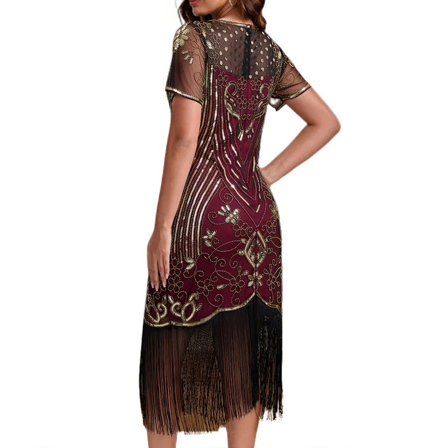Robe des Années 20 Rouge - Louise Vintage