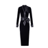 Robe des Années 40 50 Noir - Louise Vintage