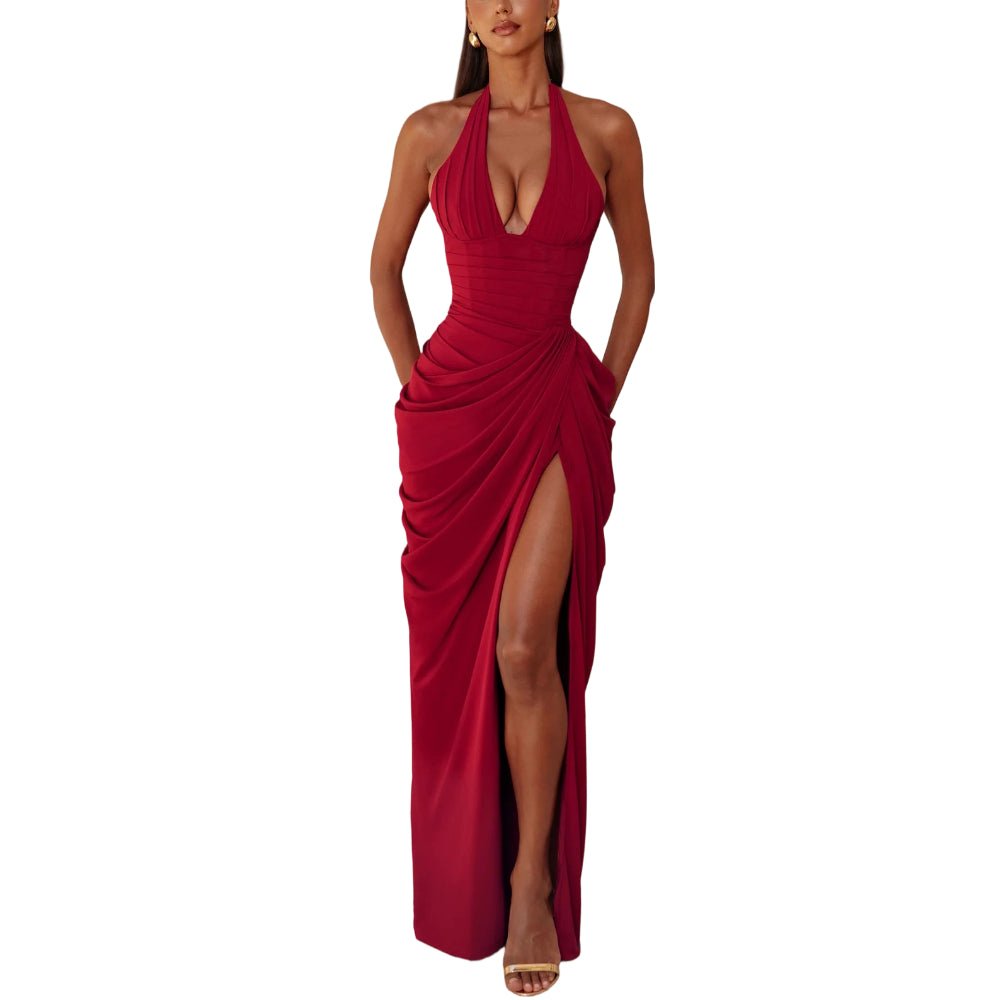 Robe des Années 40 50 Rouge - Louise Vintage