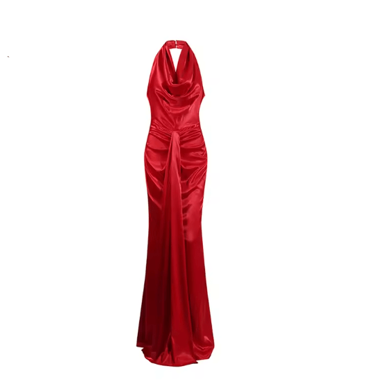 Robe des Années 40 50 Rouge - Louise Vintage