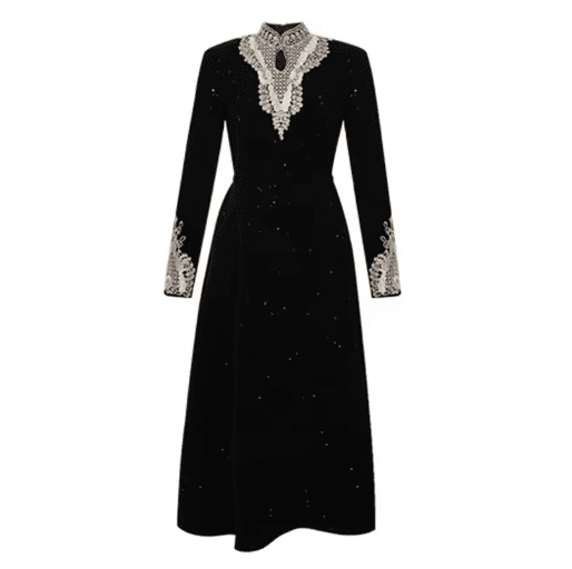 Robe des Années 40 Noire - Louise Vintage