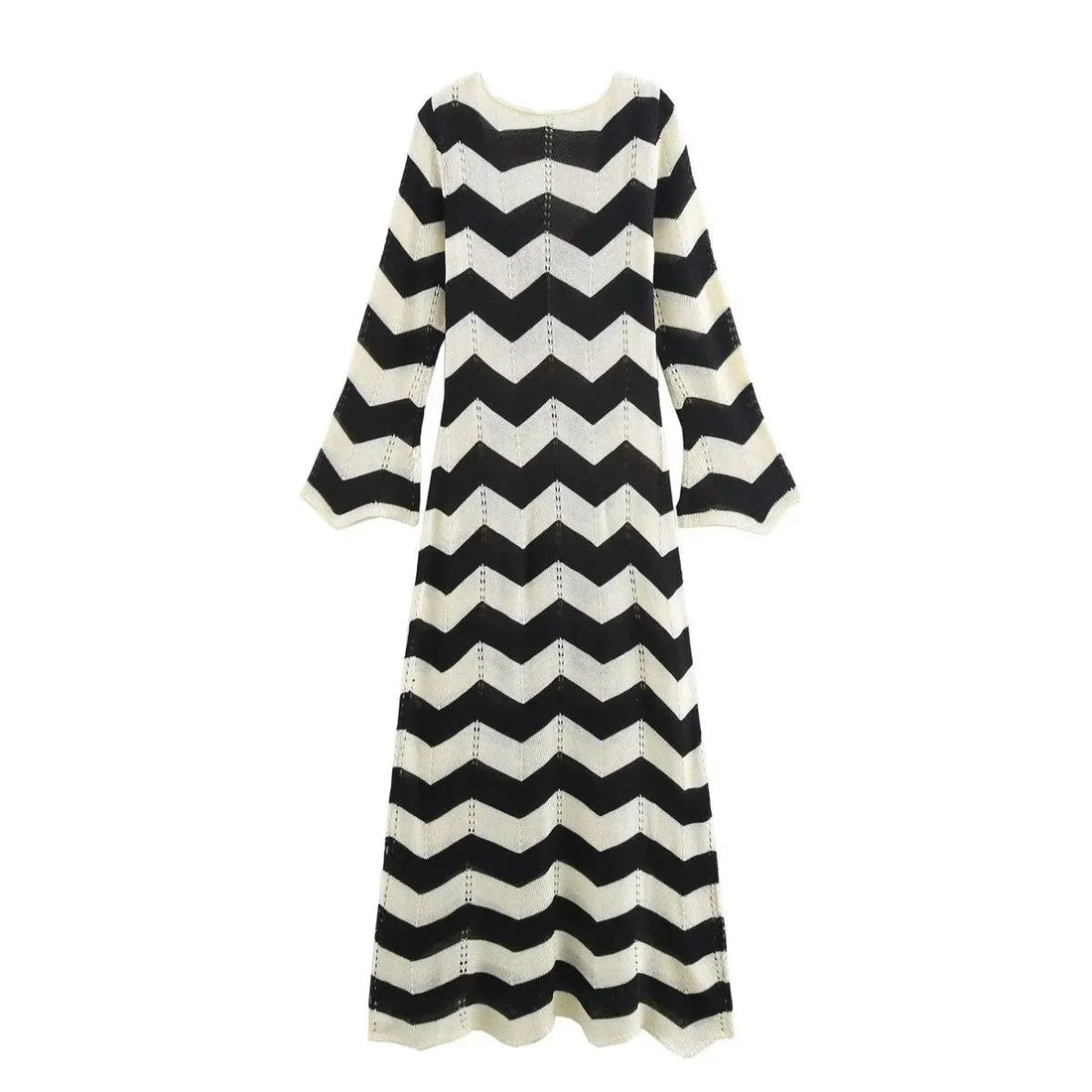 Robe Des Années 70 Rayée - Louise Vintage