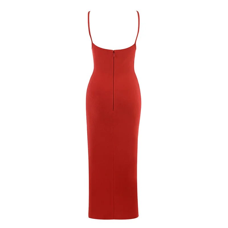 Robe Disco Année 70 Rouge - Louise Vintage