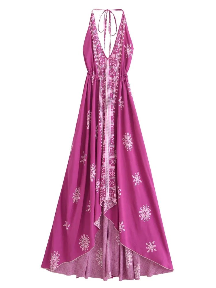 Robe Droite Motif Géométrique Année 70 - Louise Vintage