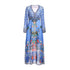 Robe Droite Style Année 40 Bleu - Louise Vintage