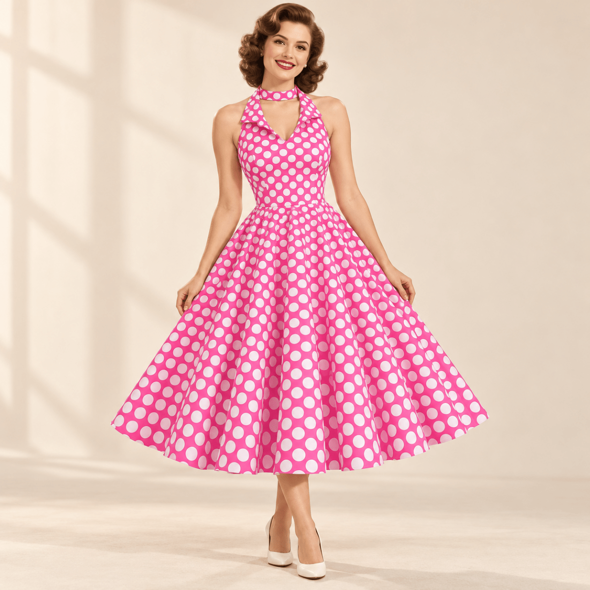 Robe Evasée Années 50 Soirée - Louise Vintage